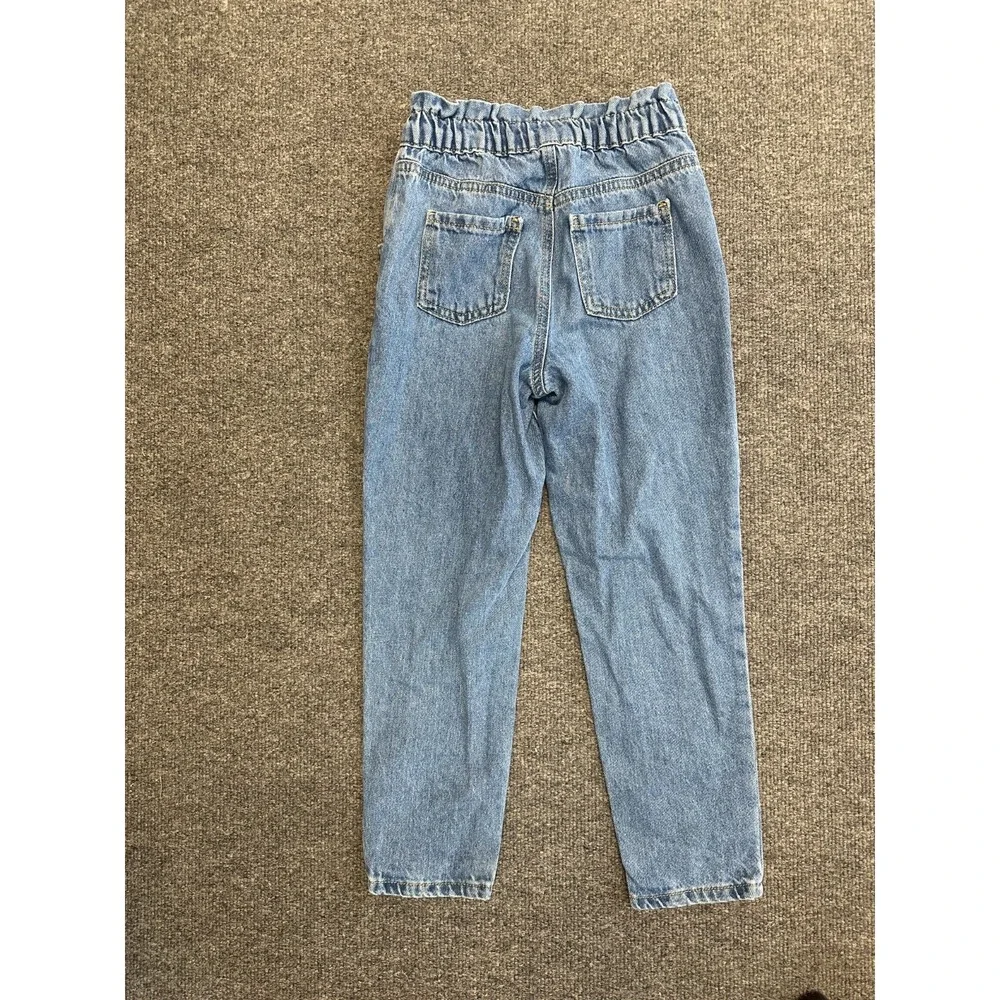 Vintage Disney Mickey & Friends Kids Jeans Girls Size 7-8y Minnie Daisy Duck